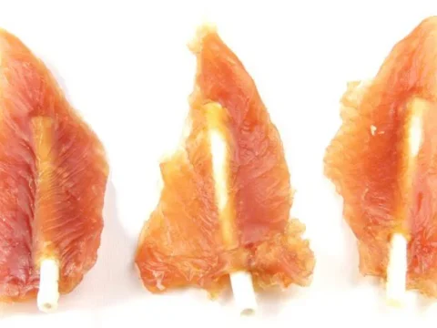 Chicken Wrapped Fish Gumstick
