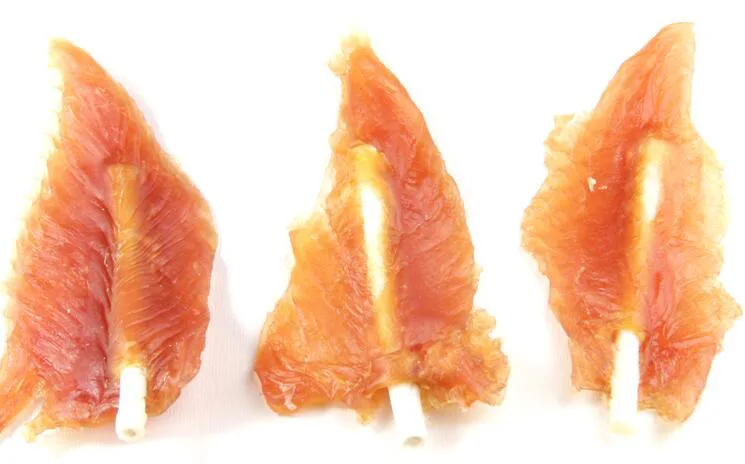 鸡肉缠鱼皮棒